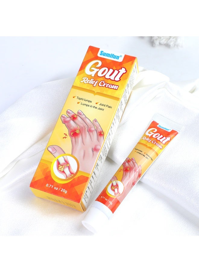 Sumifun Gout Relief Cream 0.71oz, Targeted Joint Care Solution for Painful Lumps and Inflammation, Easy to Apply Cream Supporting Long Lasting Comfort and Relief - Image 5